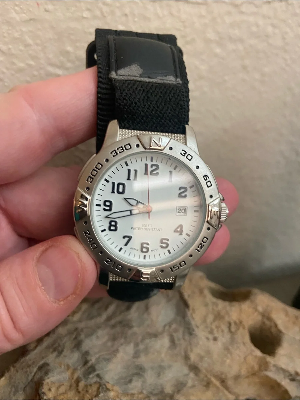 Vintage PURITAN #PUR91-509 Water Resistant Stainless Steel Working NEW Battery